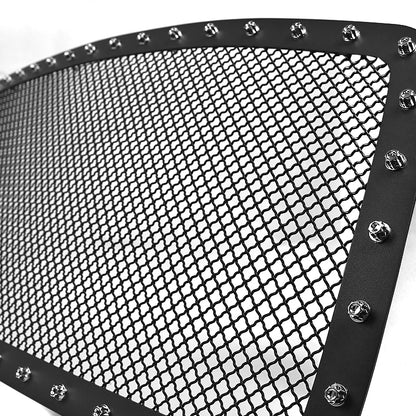2002-2005 Dodge RAM 1500/2500/3500 Rivet Style Black Stainless Steel Mesh Grille Insert