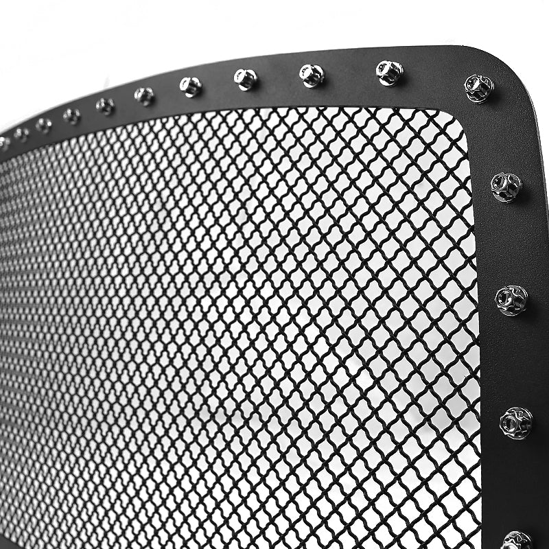 2002-2005 Dodge RAM 1500/2500/3500 Rivet Style Black Stainless Steel Mesh Grille Insert