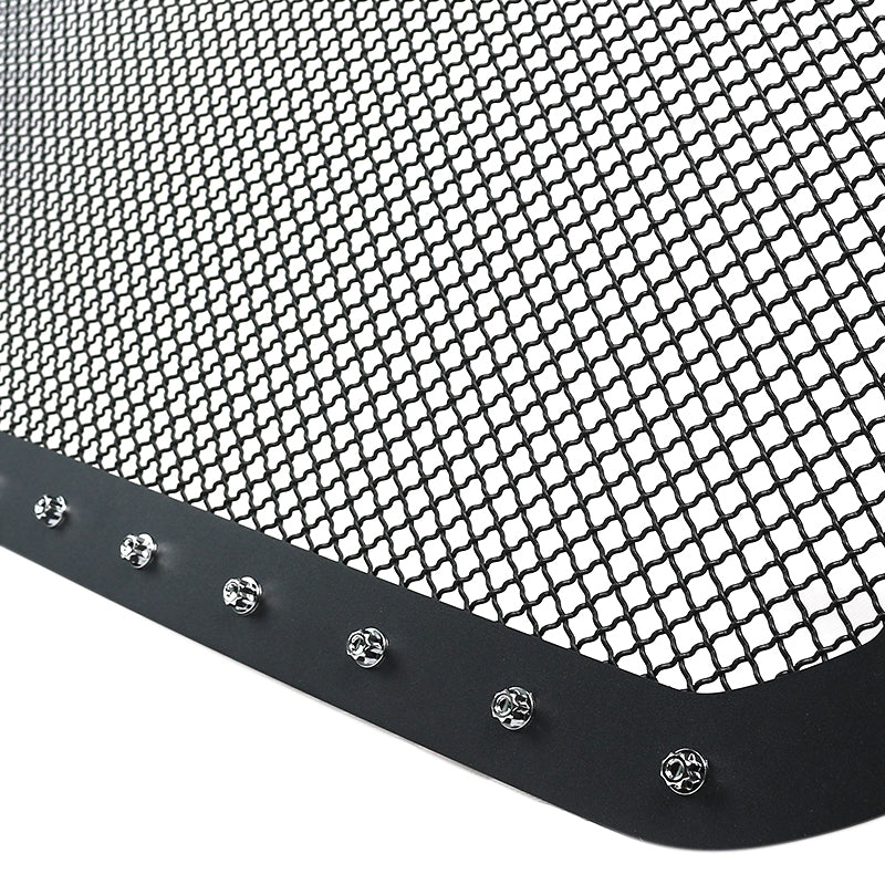 2013-2018 RAM 1500 1500 Rivet Style Black Stainless Steel Mesh Grille Insert