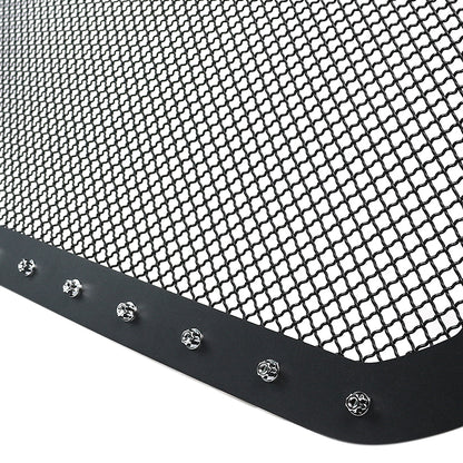 2013-2018 RAM 1500 1500 Rivet Style Black Stainless Steel Mesh Grille Insert