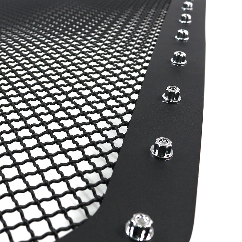 2013-2018 RAM 1500 1500 Rivet Style Black Stainless Steel Mesh Grille Insert