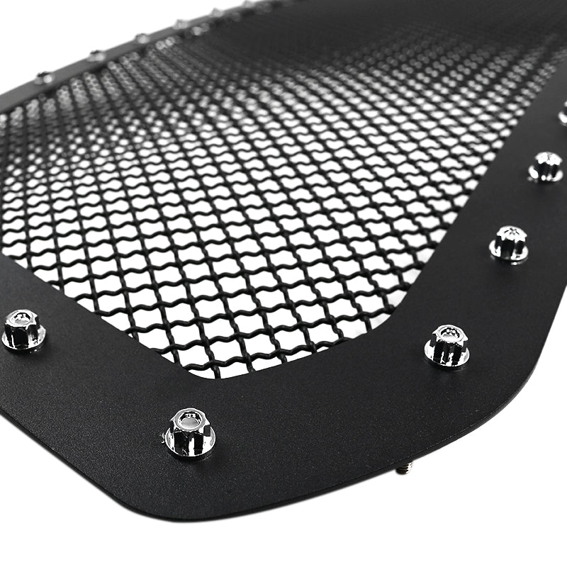 2013-2018 RAM 1500 1500 Rivet Style Black Stainless Steel Mesh Grille Insert