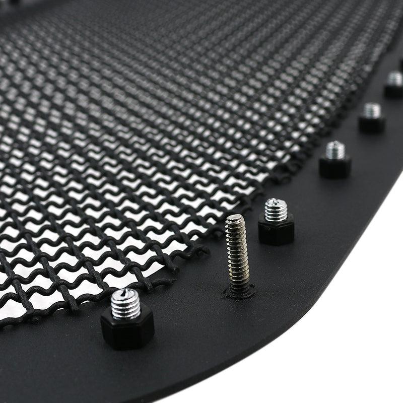 2013-2018 RAM 1500 1500 Rivet Style Black Stainless Steel Mesh Grille Insert
