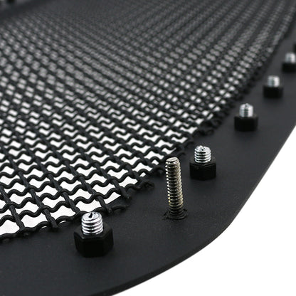 2013-2018 RAM 1500 1500 Rivet Style Black Stainless Steel Mesh Grille Insert
