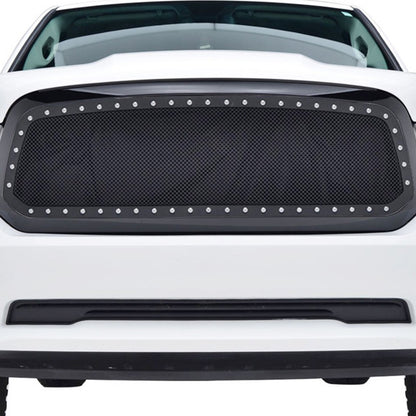2013-2018 RAM 1500 1500 Rivet Style Black Stainless Steel Mesh Grille Insert