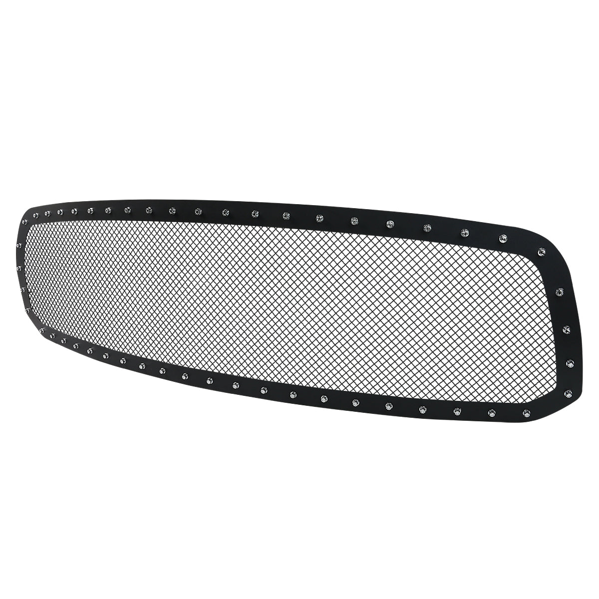 2013-2018 RAM 1500 1500 Rivet Style Black Stainless Steel Mesh Grille Insert