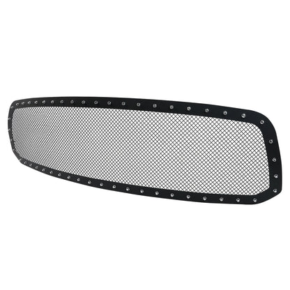 2013-2018 RAM 1500 1500 Rivet Style Black Stainless Steel Mesh Grille Insert