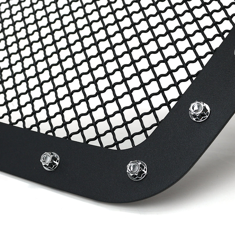 2003-2006 GMC Sierra 1500 Rivet Style Black Stainless Steel Mesh Grille Insert