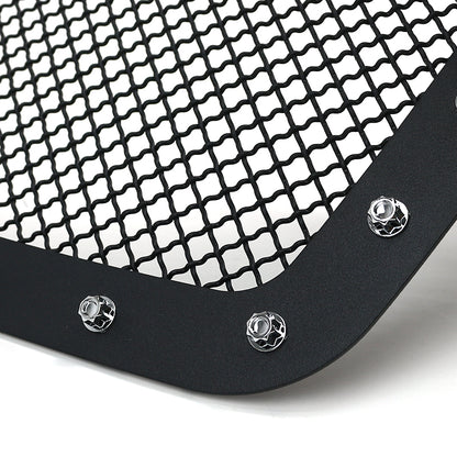 2003-2006 GMC Sierra 1500 Rivet Style Black Stainless Steel Mesh Grille Insert