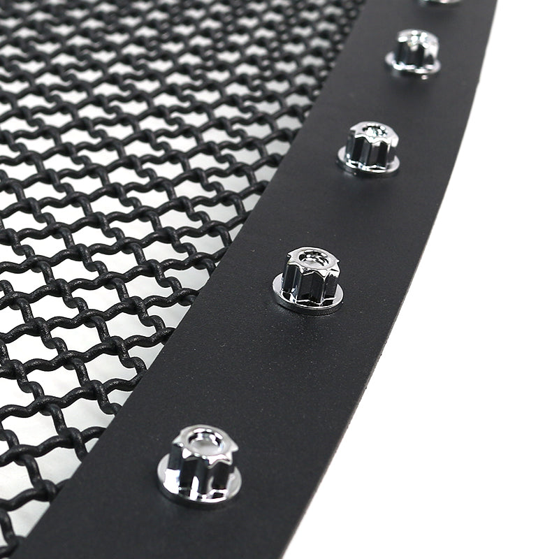 2003-2006 GMC Sierra 1500 Rivet Style Black Stainless Steel Mesh Grille Insert