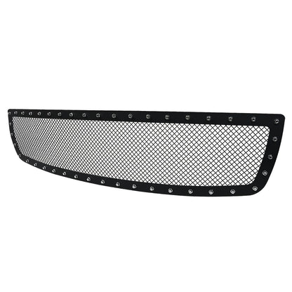 2003-2006 GMC Sierra 1500 Rivet Style Black Stainless Steel Mesh Grille Insert
