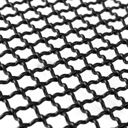 2007-2013 GMC Sierra 1500 NBS Rivet Style Black Stainless Steel Mesh Grille Insert