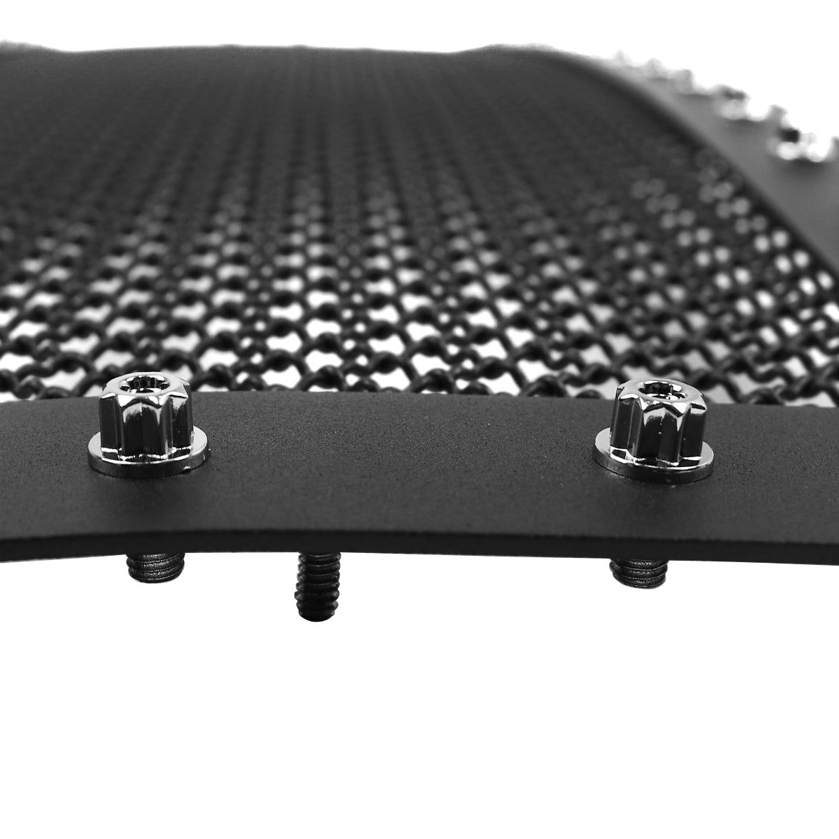 2007-2013 GMC Sierra 1500 NBS Rivet Style Black Stainless Steel Mesh Grille Insert
