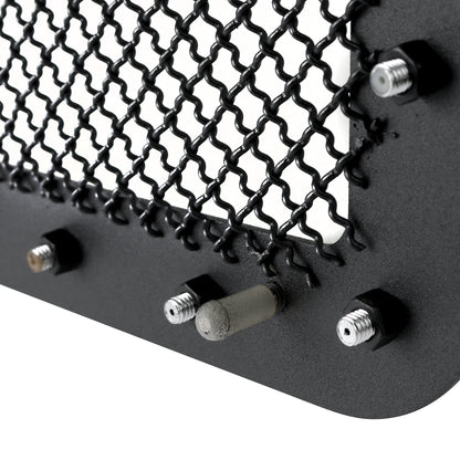 2007-2013 GMC Sierra 1500 NBS Rivet Style Black Stainless Steel Mesh Grille Insert
