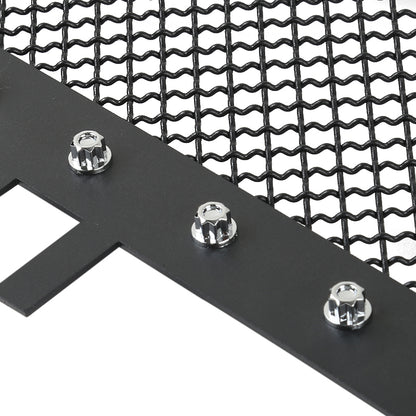 2014-2015 GMC Sierra 1500 Rivet Style Black Stainless Steel Mesh Grille Insert
