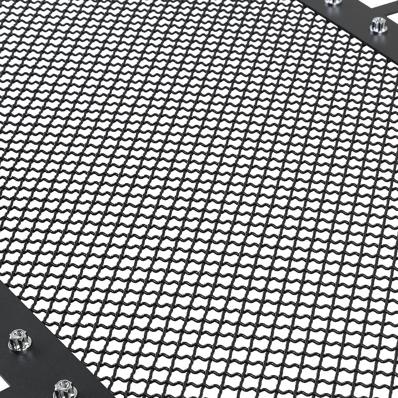 2014-2015 GMC Sierra 1500 Rivet Style Black Stainless Steel Mesh Grille Insert