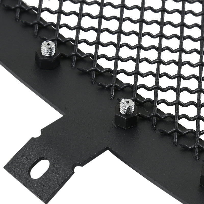 2014-2015 GMC Sierra 1500 Rivet Style Black Stainless Steel Mesh Grille Insert