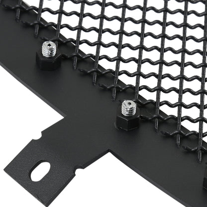 2014-2015 GMC Sierra 1500 Rivet Style Black Stainless Steel Mesh Grille Insert