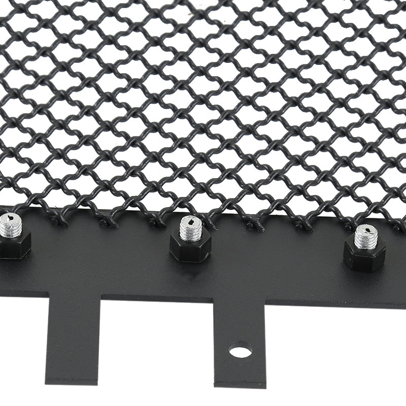 2014-2015 GMC Sierra 1500 Rivet Style Black Stainless Steel Mesh Grille Insert