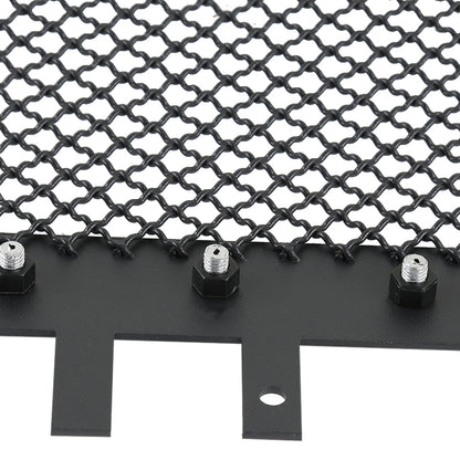 2014-2015 GMC Sierra 1500 Rivet Style Black Stainless Steel Mesh Grille Insert