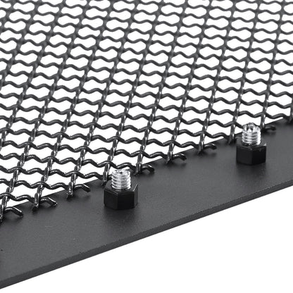 2016-2018 GMC Sierra 1500 Rivet Style Black Stainless Steel Mesh Grille Insert