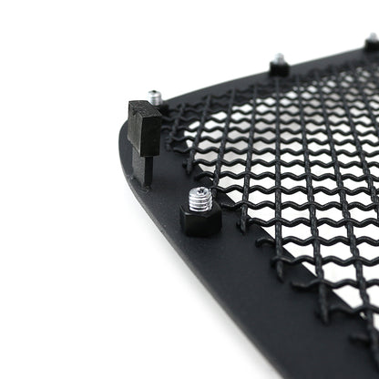 2005-2007 Chevrolet Silverado Rivet Style Black Stainless Steel Mesh Grille Insert