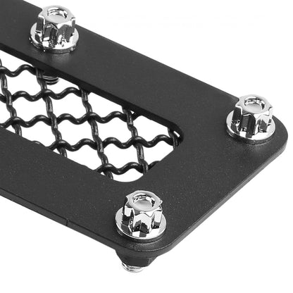 2007-2013 Chevrolet Silverado 1500/1500HD Rivet Style Black Stainless Steel 3PC Mesh Grille insert