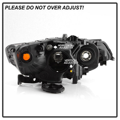 Xtune 09-13 Acura TSX OEM Style HID Headlights - HD-JH-ATSX09-OE-BK 9947223