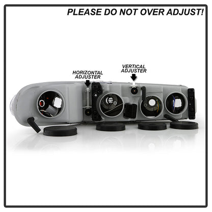 SPYDER Xtune Buick Century 97-05 Regal 97-04 Crystal Headlights Black HD-JH-BUCEN97-AM-BK 9025235
