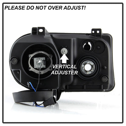 SPYDER Xtune Chrysler 300C w/ Halogen Projection Style Only 05-10 Headlights Smoked HD-JH-C300C-SM 9026591