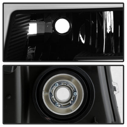 SPYDER xTune 04-12 Chevy Colorado Light Bar Headlights w/Bumper Lights - Black (HD-JH-CCOL04-LB-BK) 9050626