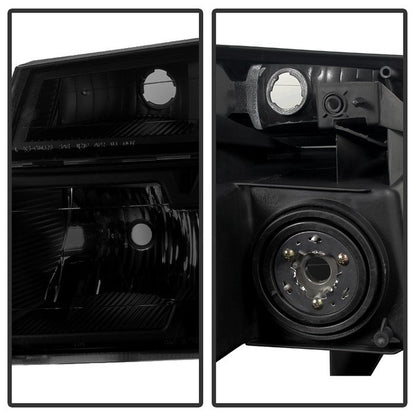 SPYDER Xtune Chevy Colorado 04-12 OEM Headlights w/ Bumper Lights Black Smoked HD-JH-CCOL04-SET-BSM 9032134