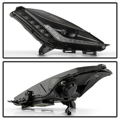 SPYDER xTune 14-18 Chevy Corvette Xenon HID LED DRL Headlight - OE Right (HD-JH-CCORV14-HID-OE-R) 9960178