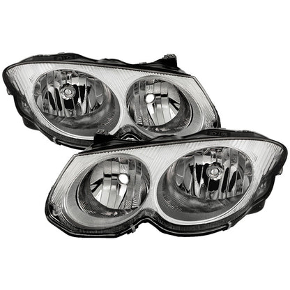SPYDER Xtune Chrysler 300M 1999-2004 (Not Hid Model) Crystal Headlights Chrome HD-JH-CHR300M99-C 9024788