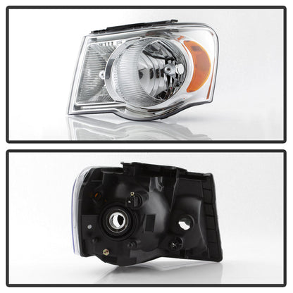 SPYDER xTune 07-09 Chrysler Aspen OEM Style Headlights - Chrome (HD-JH-CHRASP07-AM-C) 9037870