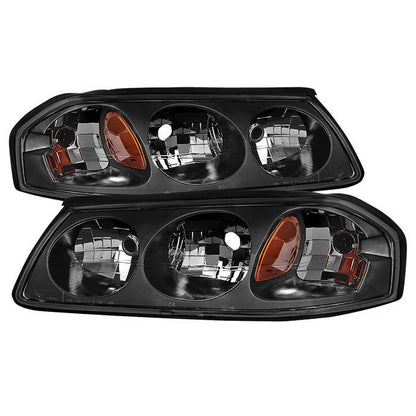 SPYDER Xtune Chevrolet Impala 00-04 OEM Headlamps Black HD-JH-CIM00-AM-BK 9027253