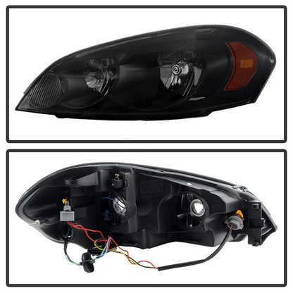 SPYDER Xtune Chevy Impala 06-13 Monte Carlo 06-07 Crystal Headlights Black Smoked HD-JH-CIM06-AM-BSM 9030635