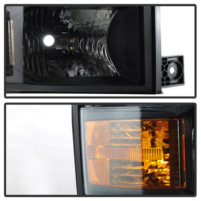 SPYDER xTune Chevrolet Silverado 1500 14-15 (Non-HD) OEM Projector Headlights - Black HD-JH-CS14-PJ-BK 9040139