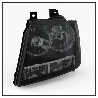 SPYDER Xtune Chevy Suburban 1500/2500 07-14 Crystal Headlights Black Smoked HD-JH-CSUB07-AM-BSM 9030284