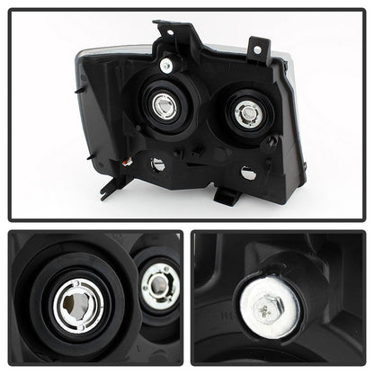 SPYDER Xtune Chevy Suburban 1500/2500 07-14 Crystal Headlights Smoke HD-JH-CSUB07-AM-SM 9022784
