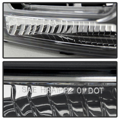 SPYDER Xtune Chevy Trailblazer 02-09 Crystal Headlights Black HD-JH-CTB02-AM-BK 9023538