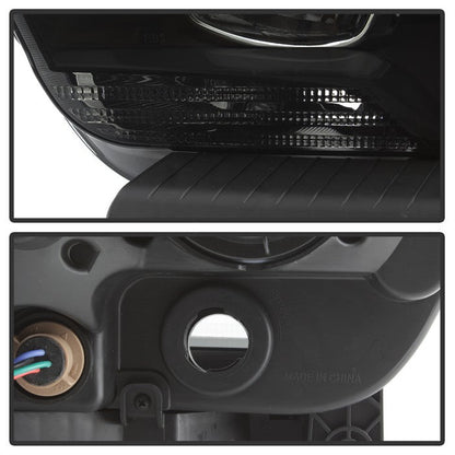 SPYDER xTune 11-14 Dodge Charger Halogen Headlights - Black Smoke (HD-JH-DCH11-AM-BSM) 9037177