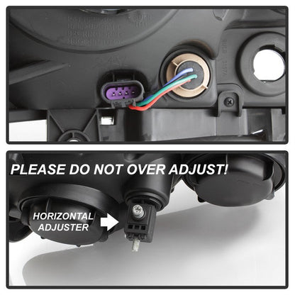 SPYDER xTune 11-14 Dodge Charger Halogen Headlights - Black Smoke (HD-JH-DCH11-AM-BSM) 9037177