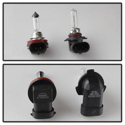 SPYDER xTune 11-14 Dodge Charger Halogen Headlights - Black Smoke (HD-JH-DCH11-AM-BSM) 9037177