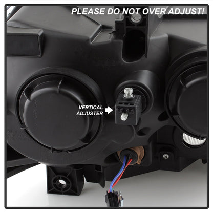 SPYDER xTune 11-14 Dodge Charger Halogen Headlights - Chrome (HD-JH-DCH11-AM-C) 9037184