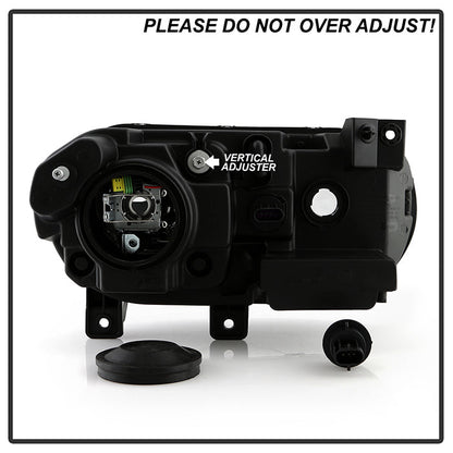 SPYDER Xtune Dodge Challenger 08-14 Xenon Hid Model Only Projector Headlamps Black HD-JH-DCHAL08-HID-BK 9027277