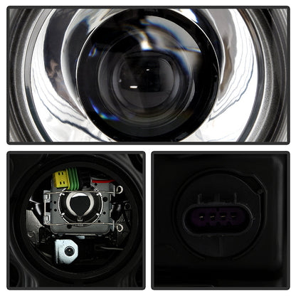 SPYDER Xtune Dodge Challenger 08-14 Xenon Hid Model Only Projector Headlamps Chrome HD-JH-DCHAL08-HID-C 9027284
