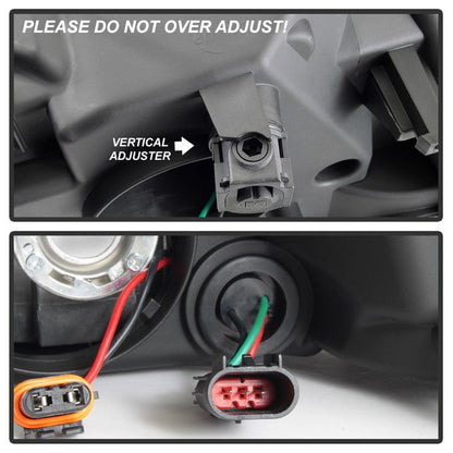 SPYDER xTune Dodge Ram 1500 09-17 (Non-LED) OEM Style Headlights - Black Smoked HD-JH-DR09-QU-BSM 9040207