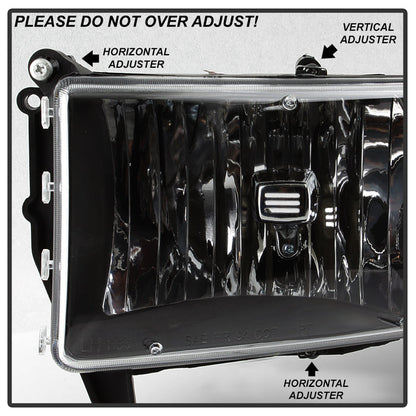 SPYDER xTune Dodge Ram 1500 94-01 OEM Style Headlights w/ Corner Lamps - Black OEM HD-JH-DR94-SET-BK 9040061