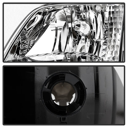 SPYDER Xtune Ford F150 97-03 / Expedition 97-02 Crystal Headlights w/Corner Chrome HD-JH-FF15097-SET-AM-C 5070326